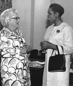 The visit of the Queen of Lesotho for lunch at the Royal Commonwealth Society