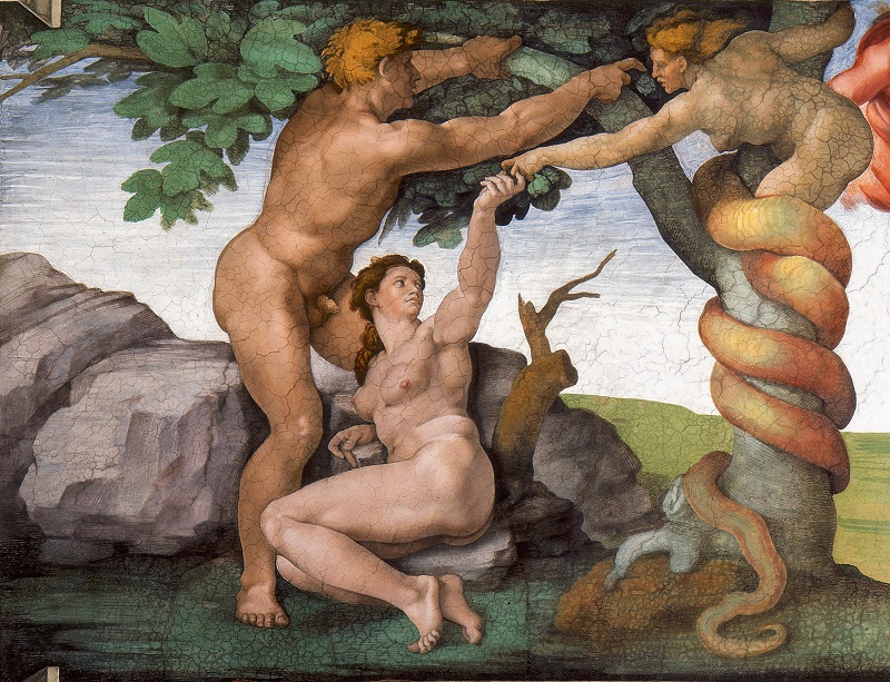 Expulsion from Paradise, Sistine Chapel