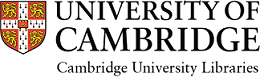 Logo: University of Cambridge crest next to words University of Cambridge Cambridge University Libraries