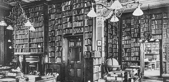 The RCS library, Northumberland Avenue, c. 1931