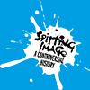Spitting Image logo blue