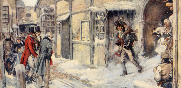 Illustration from Dickens's A Christmas Carol